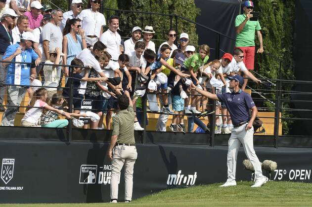 Photo Richard Morgano - LaPresse 02 June 2018 - Brescia (Italy) Golf Garda Golf - Soiano del Garda 75& xb0; Open D Italia Game 3 In the pic: Pubblico  Copyright: xRichardxMorgano LaPresse LaPressx