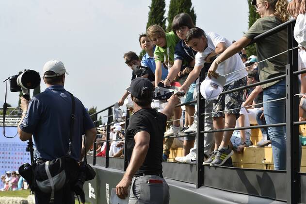 Photo Richard Morgano - LaPresse 02 June 2018 - Brescia (Italy) Golf Garda Golf - Soiano del Garda 75& xb0; Open D Italia Game 3 In the pic: Pubblico  Copyright: xRichardxMorgano LaPresse LaPressx