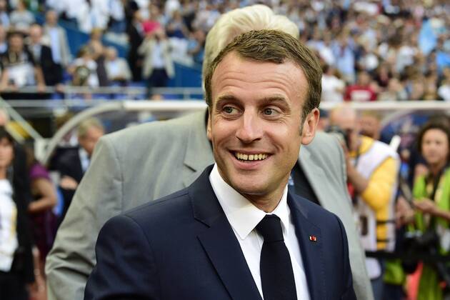 Emmanuel Macron - president de la Republique RUGBY : Montpellier vs Castres - Finale Top14 - 02 06 2018 JBAutissier Panoramic