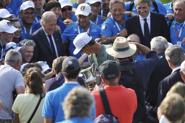 Photo Richard Morgano - LaPresse 03 June 2018 - Brescia (Italy) Golf Garda Golf - Soiano del Garda 75& xb0; Open D Italia Game 4 In the pic: Thorbjorn Olesen  Copyright: xRichardxMorgano LaPressex
