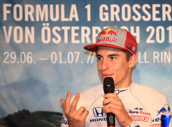 FORMULA 1 - Marc Marquez SPIELBERG,AUSTRIA,05.JUN.18 - MOTORSPORTS, FORMULA 1 - Red Bull Ring, Marc Marquez, press conference PK Pressekonferenz Image shows Marc Marquez (ESP). GEPAxpictures xMarioxBuehner