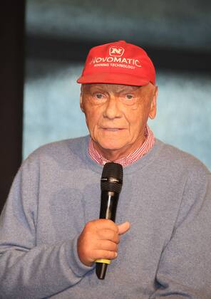 FORMULA 1 - Marc Marquez SPIELBERG,AUSTRIA,05.JUN.18 - MOTORSPORTS, FORMULA 1 - Red Bull Ring, Marc Marquez, press conference PK Pressekonferenz Image shows Niki Lauda. GEPAxpictures xMarioxBuehner