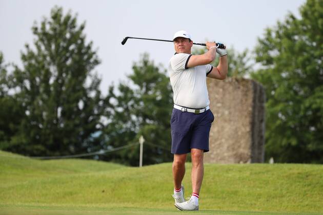 GOLF - PGA Golf Herren Shot Clock Masters 2018 ATZENBRUGG,AUSTRIA,06.JUN.18 - GOLF - PGA European Tour, Shot Clock Masters, Diamond Country Club, ProAm. Image shows Ingo Woda. GEPAxpictures xChristianxWalgram