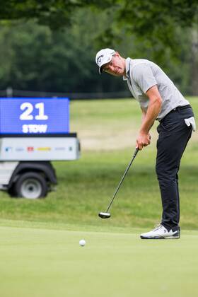 GOLF - PGA Golf Herren Shot Clock Masters 2018 ATZENBRUGG,AUSTRIA,07.JUN.18 - GOLF - PGA European Tour, Shot Clock Masters, Diamond Country Club. Image shows Ben Stow (ENG). GEPAxpictures xDanielxGoetzhaber