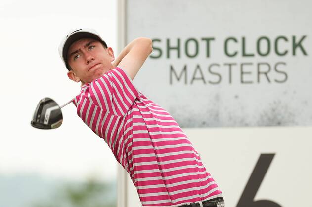 GOLF - PGA Golf Herren Shot Clock Masters 2018 ATZENBRUGG,AUSTRIA,08.JUN.18 - GOLF - PGA European Tour, Shot Clock Masters, Diamond Country Club. Image shows Tom McKibbin (NIR). GEPAxpictures xChristianxWalgram