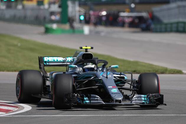 Photo4 LaPresse 08 06 2018 Montreal, Canada Grand Prix Formula One Canada 2018 In the pic: free Practice 1, Valtteri Bottas (FIN) Mercedes AMG F1 W09  Copyright: xPhoto4 LaPressex