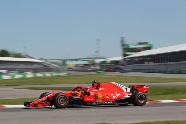 Photo4 LaPresse 08 06 2018 Montreal, Canada Grand Prix Formula One Canada 2018 In the pic: free Practice 1, Kimi Raikkonen (FIN) Scuderia Ferrari SF71H  Copyright: xPhoto4 LaPressex