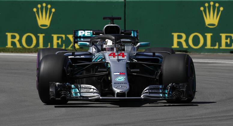 Motorsports: FIA Formula One World Championship WM Weltmeisterschaft 2018, Grand Prix of Canada 44 Lewis Hamilton (GBR, Mercedes AMG Petronas F1 Team), Montreal Canada