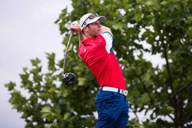 GOLF - PGA Golf Herren Shot Clock Masters 2018 ATZENBRUGG,AUSTRIA,08.JUN.18 - GOLF - PGA European Tour, Shot Clock Masters, Diamond Country Club. Image shows Bradley Dredge (WAL). GEPAxpictures xDanielxGoetzhaber