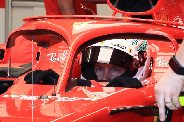9th June 2018, Circuit Gilles-Villeneuve, Montreal, Canada; Canadian Formula One Grand Prix, qualification; Scuderia Ferrari, Sebastian Vettel  ActionPlus12035107 Octane