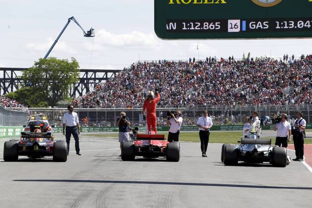 Motorsports: FIA Formula One World Championship WM Weltmeisterschaft 2018, Grand Prix of Canada , 5 Sebastian Vettel (GER, Scuderia Ferrari) Montreal Canada