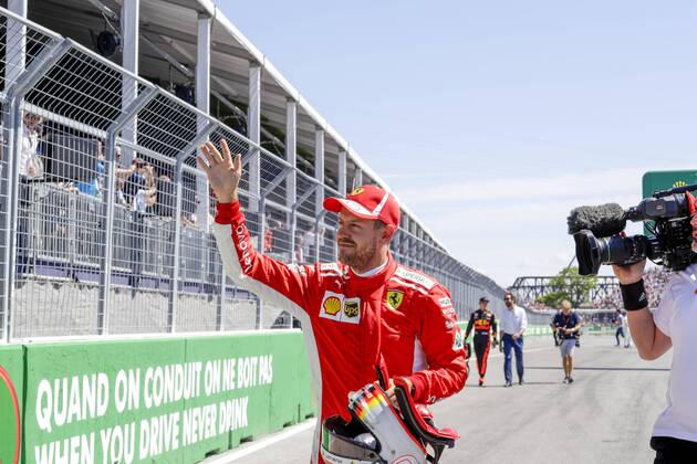 Motorsports: FIA Formula One World Championship WM Weltmeisterschaft 2018, Grand Prix of Canada , 5 Sebastian Vettel (GER, Scuderia Ferrari) Montreal Canada