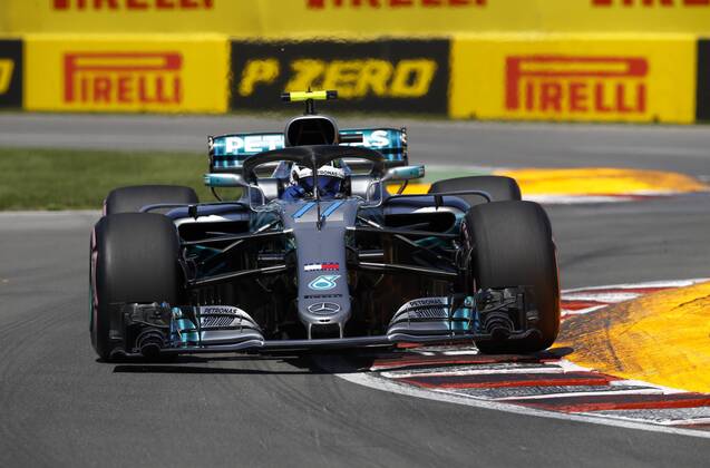 Motorsports: FIA Formula One World Championship WM Weltmeisterschaft 2018, Grand Prix of Canada 77 Valtteri Bottas (FIN, Mercedes AMG Petronas), Montreal Canada