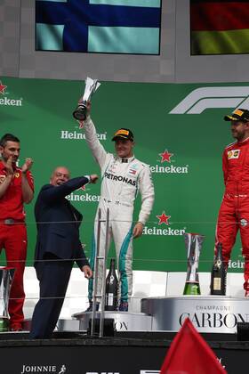 Photo4 LaPresse 10 06 2018 Montreal, Canada Grand Prix Formula One Canada 2018 In the pic: the podium, 2nd place Valtteri Bottas (FIN) Mercedes AMG F1 W09  Copyright: xPhoto4 LaPressex