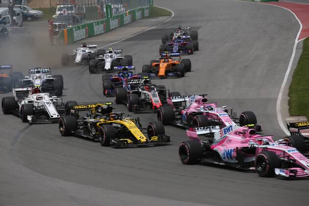 Photo4 LaPresse 10 06 2018 Montreal, Canada Grand Prix Formula One Canada 2018 In the pic: race, The start  Copyright: xPhoto4 LaPressex