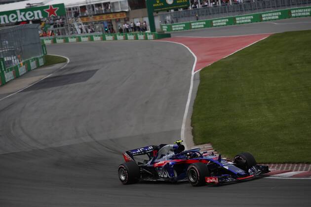Photo4 LaPresse 10 06 2018 Montreal, Canada Grand Prix Formula One Canada 2018 In the pic: race, Pierre Gasly (FRA) Scuderia Toro Rosso STR13  Copyright: xPhoto4 LaPressex
