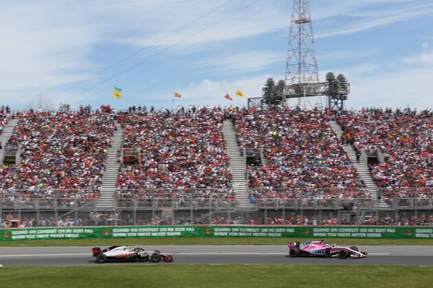 Photo4 LaPresse 10 06 2018 Montreal, Canada Grand Prix Formula One Canada 2018 In the pic: race, Sergio Perez (MEX) Sahara Force India F1 VJM11  Copyright: xPhoto4 LaPressex