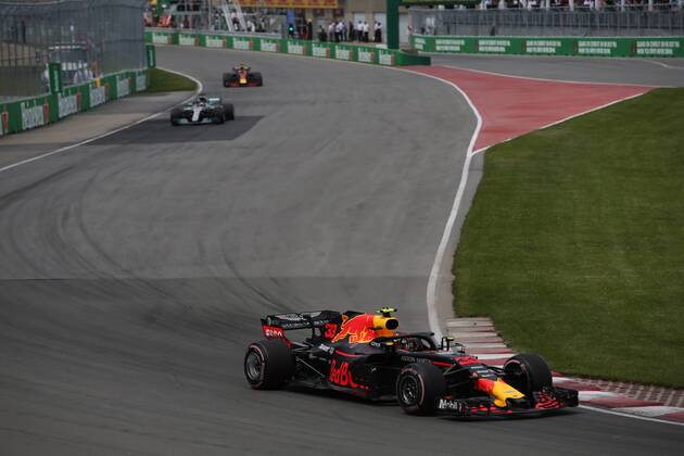 Photo4 LaPresse 10 06 2018 Montreal, Canada Grand Prix Formula One Canada 2018 In the pic: race, Max Verstappen (NED) Red Bull Racing RB14  Copyright: xPhoto4 LaPressex
