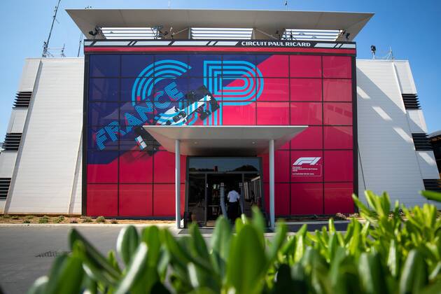 Buildings at the track Grand Prix of France 2018 Race Motorsport Formula 1 21 06 2018 Grand Prix of France 2018 Race Motorsport Formula 1 21 06 2018 Le Castellet Copyright: xIllman Eibner-Pressefotox EP_eer