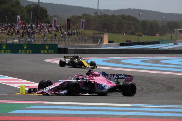 Photo4 LaPresse 22 06 2018 Paul Ricard, France Grand Prix Formula One France 2018 In the pic: free practice 1, Sergio Perez (MEX) Sahara Force India F1 VJM11 Copyright: xPhoto4 LaPressex