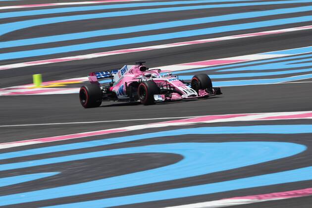 Photo4 LaPresse 22 06 2018 Paul Ricard, France Grand Prix Formula One France 2018 In the pic: free practice 1, Sergio Perez (MEX) Sahara Force India F1 VJM11 Copyright: xPhoto4 LaPressex