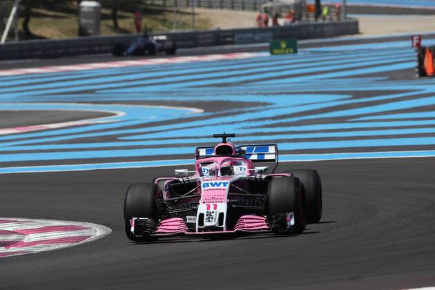 Photo4 LaPresse 22 06 2018 Paul Ricard, France Grand Prix Formula One France 2018 In the pic: free practice 1, Sergio Perez (MEX) Sahara Force India F1 VJM11 Copyright: xPhoto4 LaPressex