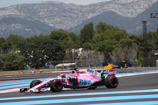 Photo4 LaPresse 22 06 2018 Paul Ricard, France Grand Prix Formula One France 2018 In the pic: free practice 1, Sergio Perez (MEX) Sahara Force India F1 VJM11 Copyright: xPhoto4 LaPressex
