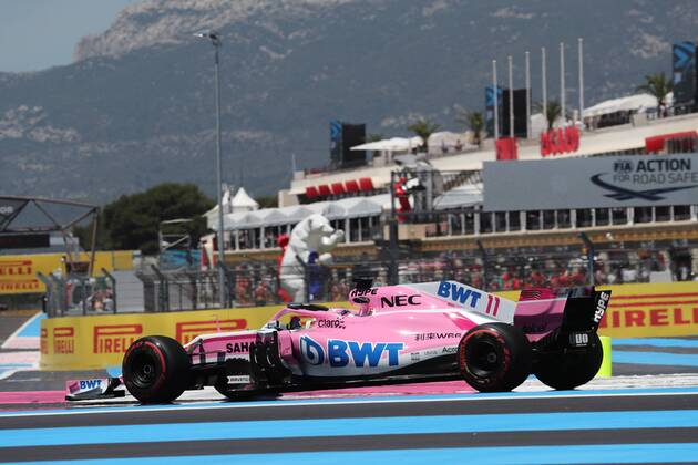 Photo4 LaPresse 22 06 2018 Paul Ricard, France Grand Prix Formula One France 2018 In the pic: free practice 1, Sergio Perez (MEX) Sahara Force India F1 VJM11 Copyright: xPhoto4 LaPressex