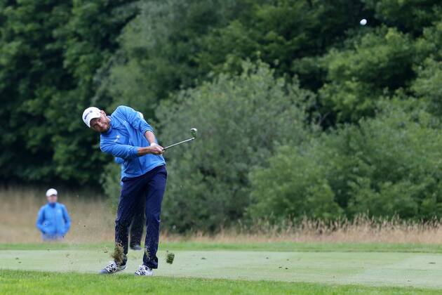 Max Kieffer GER plays for the victory with 3 day 30 BMW International Open Golf Open Gut Laerchenhof Koeln 23 06 2018 BMW International Open Golf Koeln Copyright: xRoskaritzx Eibner-Pressefotox EP_fh_rrz