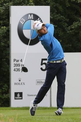 Max Kieffer GER plays for the victory with 3 day 30 BMW International Open Golf Open Gut Laerchenhof Koeln 23 06 2018 BMW International Open Golf Koeln Copyright: xRoskaritzx Eibner-Pressefotox EP_fh_rrz