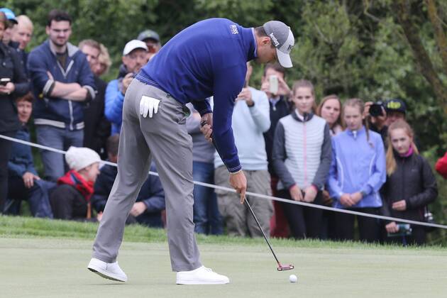Martin Kaymer GER plays for the win The puts for sole leadership do not want to fall Doubt 3 Day 30 BMW International Open Golf Open Golf Gut Laerchenhof Koeln 23 06 2018 BMW International Open Golf Koeln Copyright: xRoskaritzx Eibner-Pressefotox EP_fh_rrz