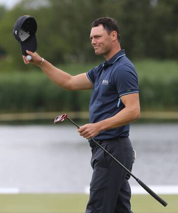 Martin Kaymer GER plays for the winner with the last put to birdie on hole 18 he saves the 2nd place Emotion Relief Platz 2 4 Day 30 BMW International Open Golf Golf Open Good Lärchenhof Cologne 24 06 2018 BMW International Open Golf Cologne Copyright: xRoskaritzx Eibner-Pressefotox EP_fh_rrz