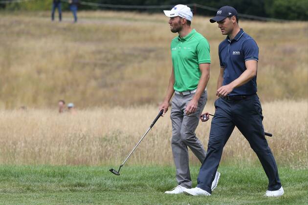 Martin Kaymer GER and Maximilian Kieffer GER in their final round German German Final Round 4 Day 30 BMW International Open Golf Open Gut Lärchenhof Cologne 24 06 2018 BMW International Open Golf Cologne Copyright: xRoskaritzx Eibner-Pressefotox EP_fh_rrz