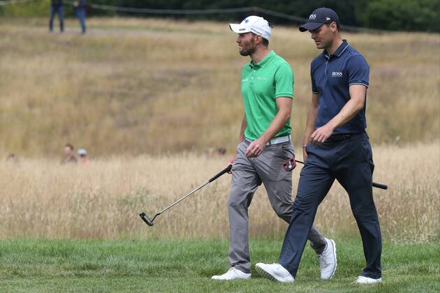 Martin Kaymer GER and Maximilian Kieffer GER in their final round German German Final Round 4 Day 30 BMW International Open Golf Open Gut Lärchenhof Cologne 24 06 2018 BMW International Open Golf Cologne Copyright: xRoskaritzx Eibner-Pressefotox EP_fh_rrz
