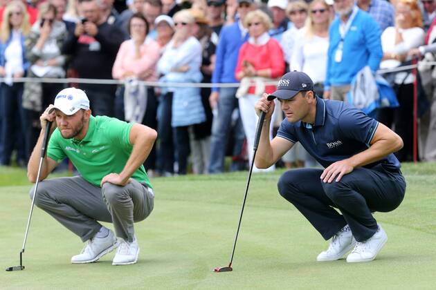 Martin Kaymer GER and Maximilian Kieffer GER in their final round German German Final Round 4 Day 30 BMW International Open Golf Open Gut Lärchenhof Cologne 24 06 2018 BMW International Open Golf Cologne Copyright: xRoskaritzx Eibner-Pressefotox EP_fh_rrz