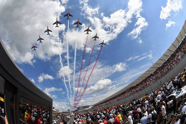 Air show formula 1 GP France Paul Ricard 24 06 2018 Photo mspb Jerry Andre Air show formula 1 GP France 2018