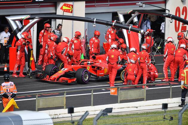 Sebastian Vettel Scuderia Ferrari formula 1 GP France Paul Ricard 24 06 2018 Photo mspb Jerry Andre Pitstop Sebastian Vettel Formula 1 GP France 2018