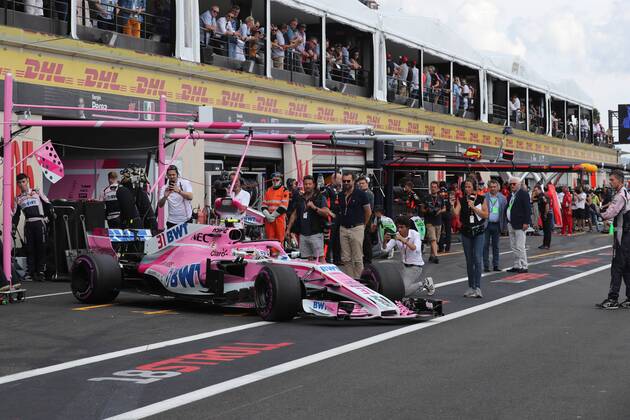 Photo4 LaPresse 24 06 2018 Paul Ricard, France Grand Prix Formula One France 2018 In the pic: race, Esteban Ocon (FRA) Sahara Force India F1 VJM11  Copyright: xPhoto4 LaPressex