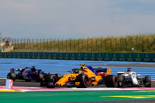 June 24, 2018 - Le Castellet, Var, France - McLaren 2 Driver STOFFEL VANDOORNE (BEL) in action during the Formula one French Grand Prix at the Paul Ricard circuit at Le Castellet - France. F1 2018: French Grand Prix : Lewis Hamilton won - ZUMAp119 20180624_zaf_p119_023 Copyright: xPierrexSteveninx