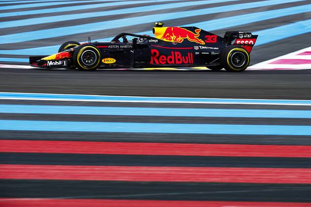 24th June 2018, Circuit Paul Ricard, Le Castellet, France; French Formula One Grand Prix, race day; Max Verstappen of the Red Bull Racing Team in action during the Grand Prix of France  ActionPlus12040452 PabloxGuillen