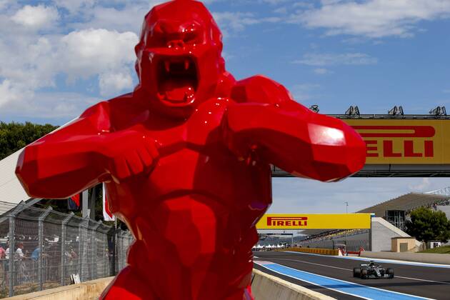 Motorsports: FIA Formula One World Championship WM Weltmeisterschaft 2018, Grand Prix of France, 44 Lewis Hamilton (GBR, Mercedes AMG Petronas Motorsport), Le Castellet France