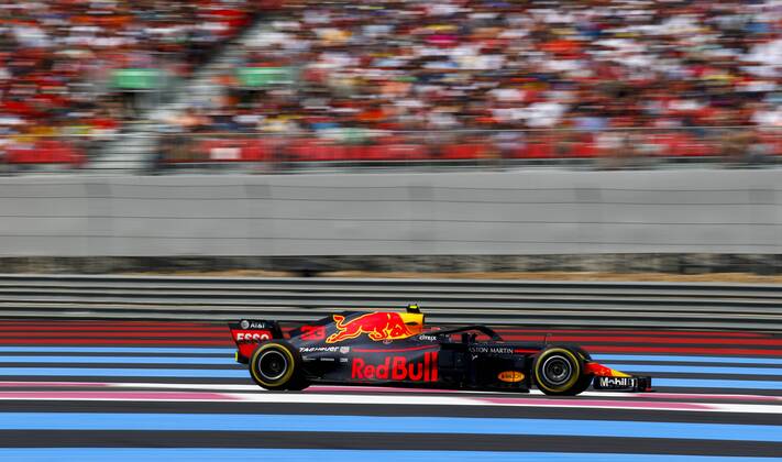 Motorsports: FIA Formula One World Championship WM Weltmeisterschaft 2018, Grand Prix of France, 33 Max Verstappen (NLD, Aston Martin Red Bull Racing), Le Castellet France