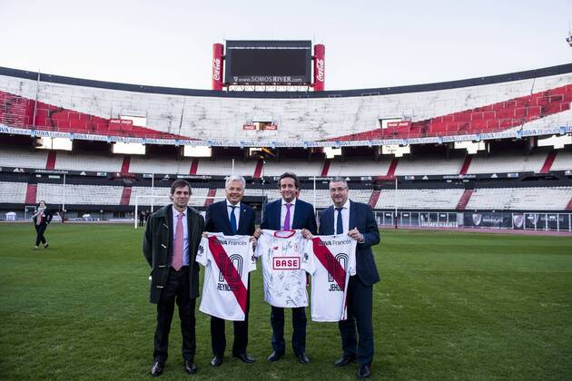 Vice-Prime Minister and Foreign Minister Didier Reynders pictured during a visit to the Club Atlético River Plate in Buenos Aires on the first day of a Belgian Economic mission to Argentina, Monday 25 June 2018 in Buenos Aires, Argentina. Several federal and regional ministers accompany the princess on a week-long economic mission to Argentina and Uruguay. LAURIExDIEFFEMBACQ x84008342stx