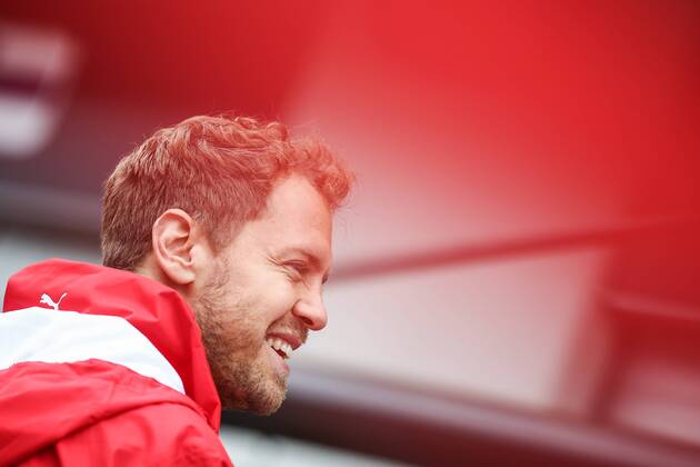 Sport - Bilder des Tages FORMULA 1 - GP of Austria 2018 SPIELBERG,AUSTRIA,28.JUN.18 - MOTORSPORTS, FORMULA 1 - Grand Prix of Austria, Red Bull Ring, preview. Image shows Sebastian Vettel (GER Ferrari). GEPAxpictures xDanielxGoetzhaber