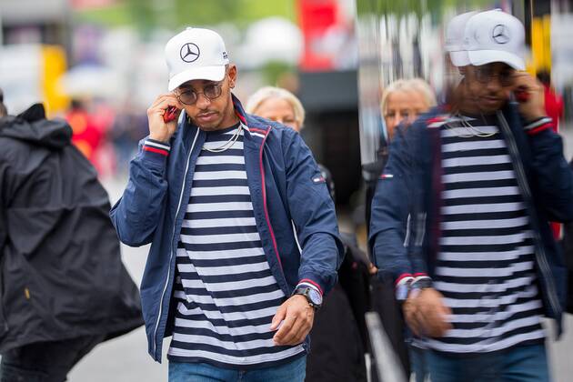 28 06 2018 Red Bull Ring Spielberg AUT FIA Formula One Grand Prix of Austria Preliminary Photos Lewis Hamilton GBR Mercedes British Formula One driver Lewis Hamilton of Mercedes during the Austrian Formula One Grand Prix at the Red Bull Ring at Spielberg France on 2018 06 28 Spielberg  EP_ang