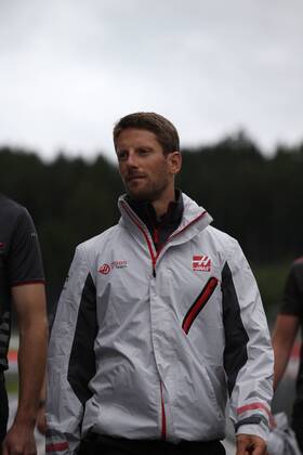 Photo4 LaPresse 28 06 2018 Spielberg, Austria Grand Prix Formula One Austria 2018 In the pic: Romain Grosjean (FRA) Haas F1 Team VF-18  Copyright: xPhoto4 LaPressex