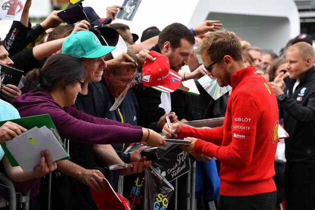 Sebastian Vettel Scuderia Ferrari formula 1 GP Austria in Spielberg 29 06 2018 Photo mspb Jerry Andre Sebastian Vettel Formula 1 GP Austria 2018