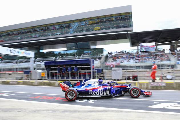 FORMULA 1 - GP of Austria 2018 SPIELBERG,AUSTRIA,29.JUN.18 - MOTORSPORTS, FORMULA 1 - Grand Prix of Austria, Red Bull Ring, free practice. Image shows Pierre Gasly (FRA Scuderia Toro Rosso). GEPAxpictures xChristianxWalgram