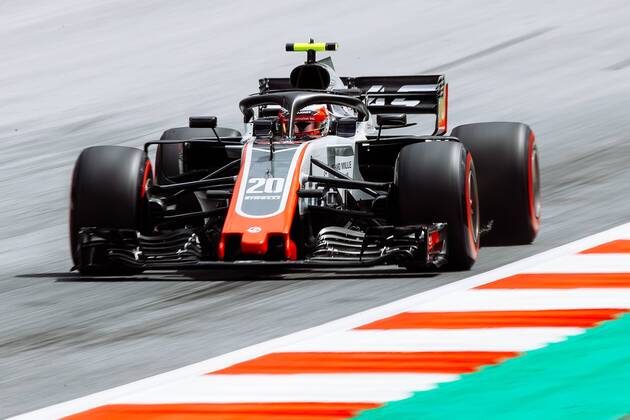 FORMULA 1 - GP of Austria 2018 SPIELBERG,AUSTRIA,29.JUN.18 - MOTORSPORTS, FORMULA 1 - Grand Prix of Austria, Red Bull Ring, free practice. Image shows Kevin Magnussen (DEN Haas). GEPAxpictures xMaticxKlansek