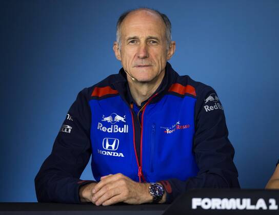FORMULA 1 - GP of Austria 2018 SPIELBERG,AUSTRIA,29.JUN.18 - MOTORSPORTS, FORMULA 1 - Grand Prix of Austria, Red Bull Ring, free practice. Image shows team principal Franz Tost (Scuderia Toro Rosso). GEPAxpictures xDanielxGoetzhaber